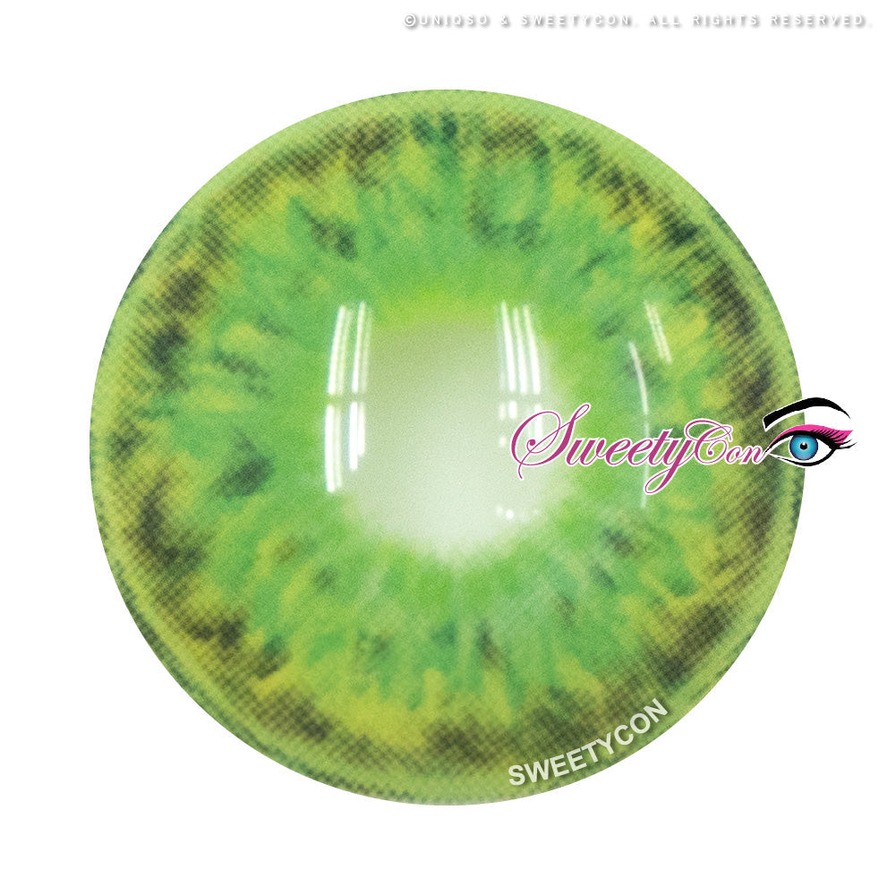 Sweety Crazy Scarlet Witch Green (1 lens/pack)-Crazy Contacts-UNIQSO Canada