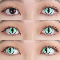 Sweety Crazy Sexy Cat Eye Green (1 lens/pack)-Crazy Contacts-UNIQSO Canada