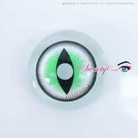 Sweety Crazy Sexy Cat Eye Green (1 lens/pack)-Crazy Contacts-UNIQSO Canada