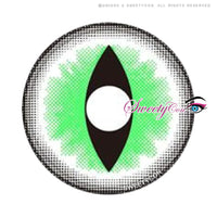 Sweety Crazy Sexy Cat Eye Green (1 lens/pack)-Crazy Contacts-UNIQSO Canada