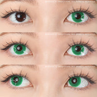 Sweety Crazy Solid Dark Green (1 lens/pack)-Crazy Contacts-UNIQSO Canada