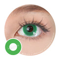 Sweety Crazy Solid Dark Green (1 lens/pack)-Crazy Contacts-UNIQSO Canada
