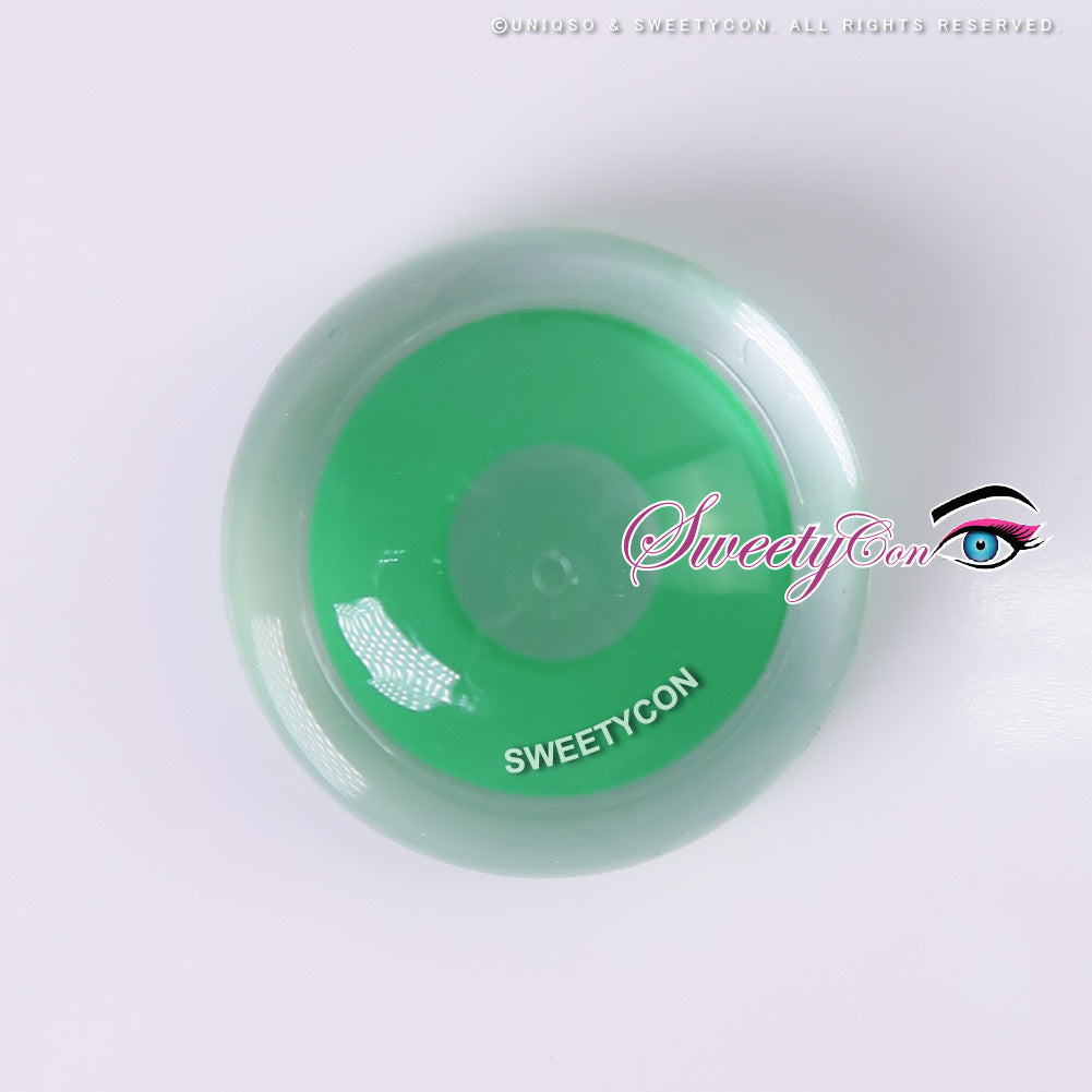 Sweety Crazy Solid Green (1 lens/pack)-Crazy Contacts-UNIQSO Canada
