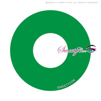 Sweety Crazy Solid Green (1 lens/pack)-Crazy Contacts-UNIQSO Canada