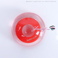 Sweety Crazy Solid Red (1 lens/pack)-Crazy Contacts-UNIQSO Canada