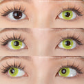 Sweety Crazy Solid Yellow (1 lens/pack)-Crazy Contacts-UNIQSO Canada