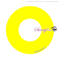 Sweety Crazy Solid Yellow (1 lens/pack)-Crazy Contacts-UNIQSO Canada