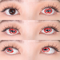 Sweety Crazy Twin Hex Red (1 lens/pack)-Crazy Contacts-UNIQSO Canada