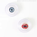 Sweety Crazy Twin Hex Red (1 lens/pack)-Crazy Contacts-UNIQSO Canada