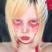 Sweety Crazy Twin Hex Red (1 lens/pack)-Crazy Contacts-UNIQSO Canada