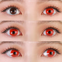 Sweety Crazy UV Glow Red (1 lens/pack)-UV Contacts-UNIQSO Canada