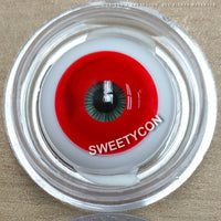 Sweety Crazy UV Glow Red (1 lens/pack)-UV Contacts-UNIQSO Canada