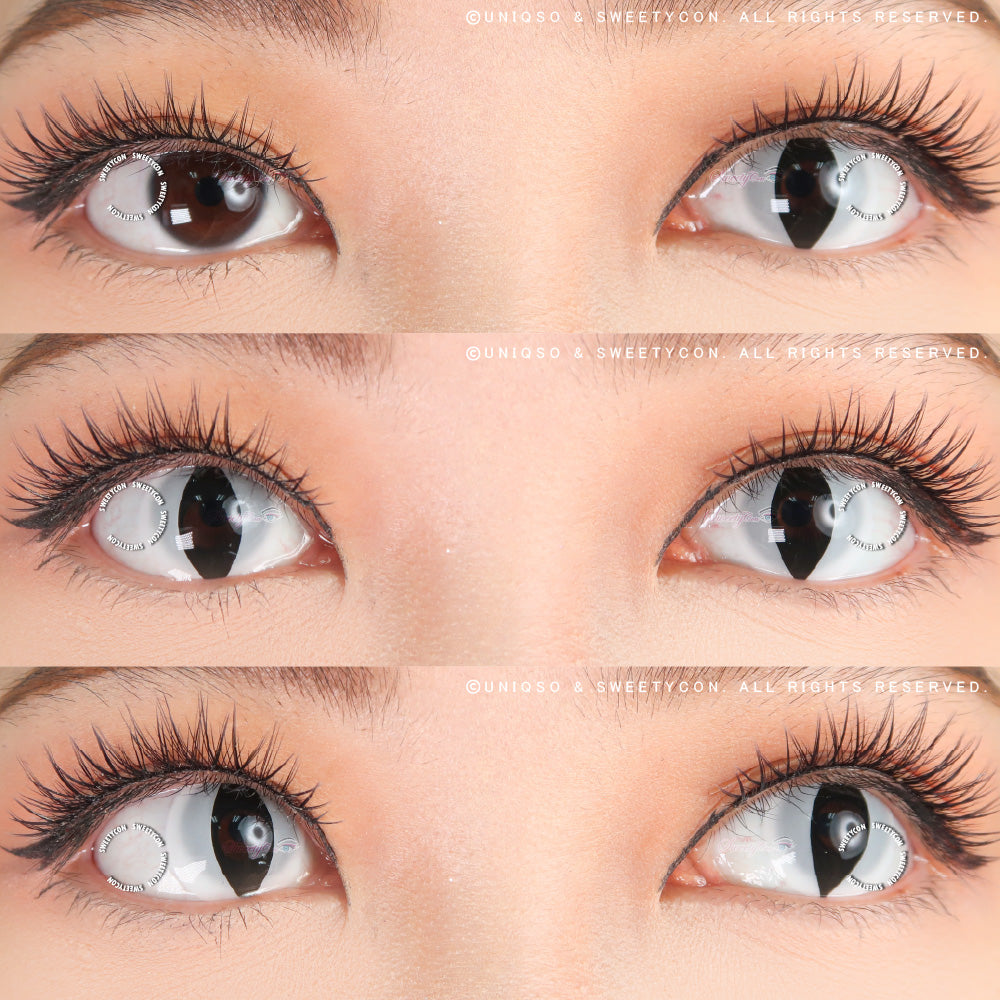 Sweety Crazy UV White Cat (1 lens/pack)-Crazy Contacts-UNIQSO Canada