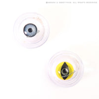 Sweety Crazy UV Yellow Cat (1 lens/pack)-Crazy Contacts-UNIQSO Canada