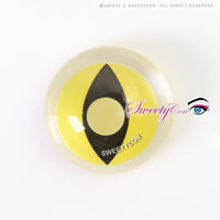 Sweety Crazy UV Yellow Cat (1 lens/pack)-Crazy Contacts-UNIQSO Canada