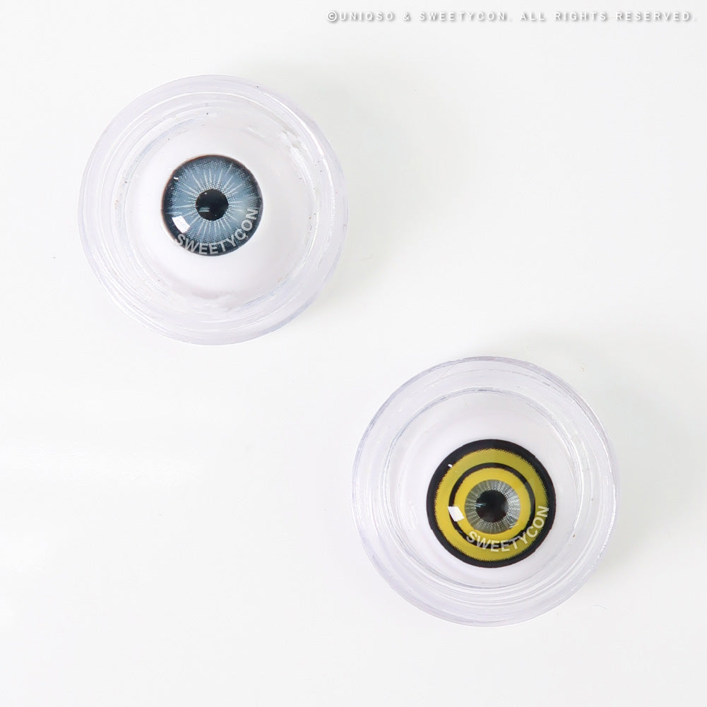 Sweety Crazy Yellow Rings V3 (1 lens/pack)-Crazy Contacts-UNIQSO Canada