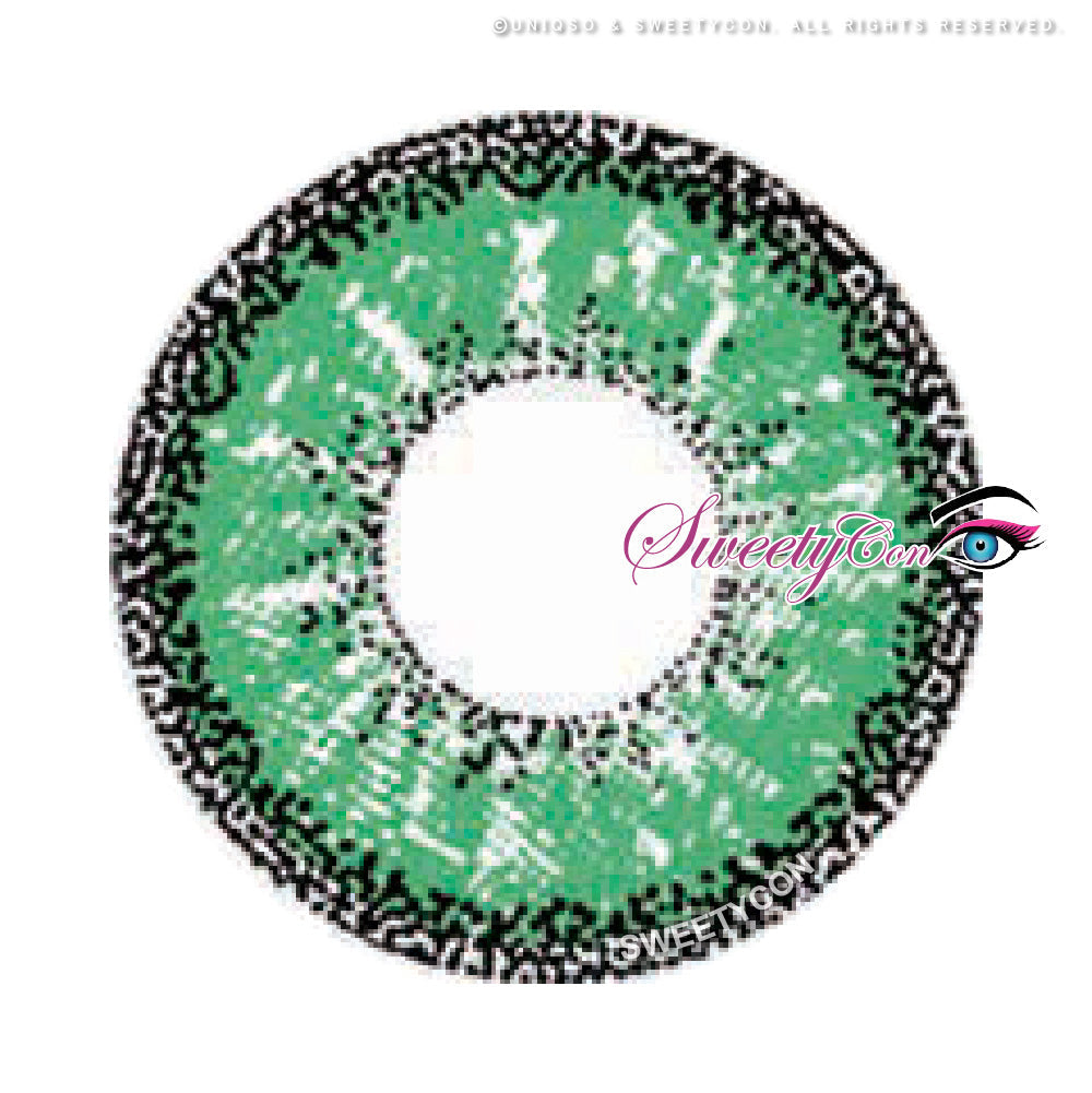 Sweety Crazy Zombie Green (1 lens/pack)-Crazy Contacts-UNIQSO Canada