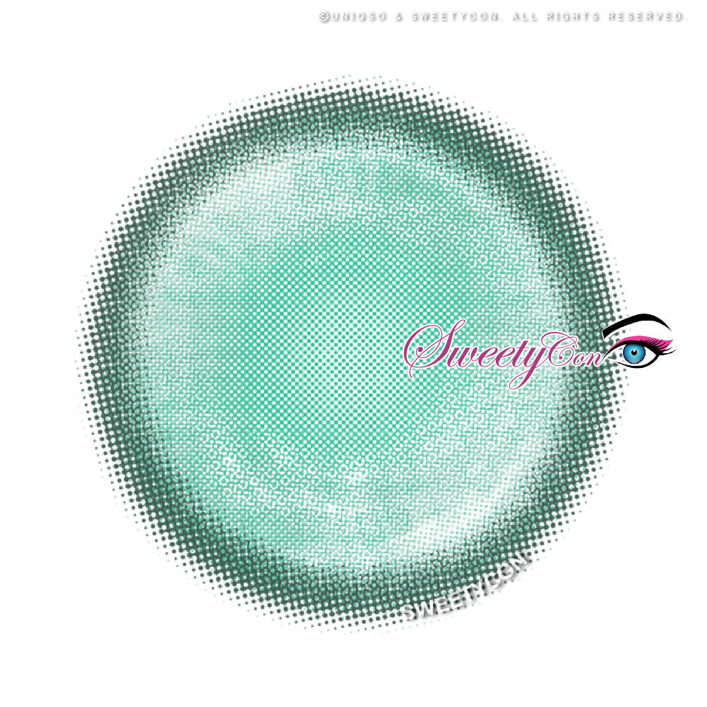 Sweety Delulu Green (1 lens/pack)-Colored Contacts-UNIQSO Canada