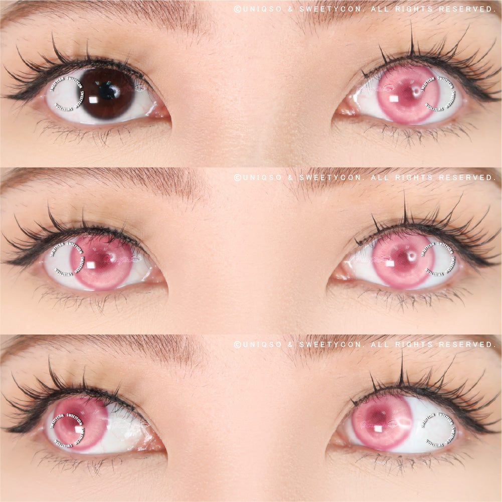 Sweety Delulu Pink (1 lens/pack)-Colored Contacts-UNIQSO Canada