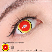 Sweety Demon Killer - Fire Flame (1 lens/pack)-Colored Contacts-UNIQSO Canada