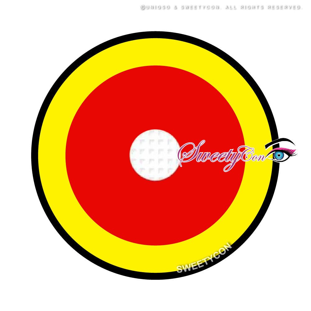 Sweety Demon Killer - Fire Flame (1 lens/pack)-Colored Contacts-UNIQSO Canada