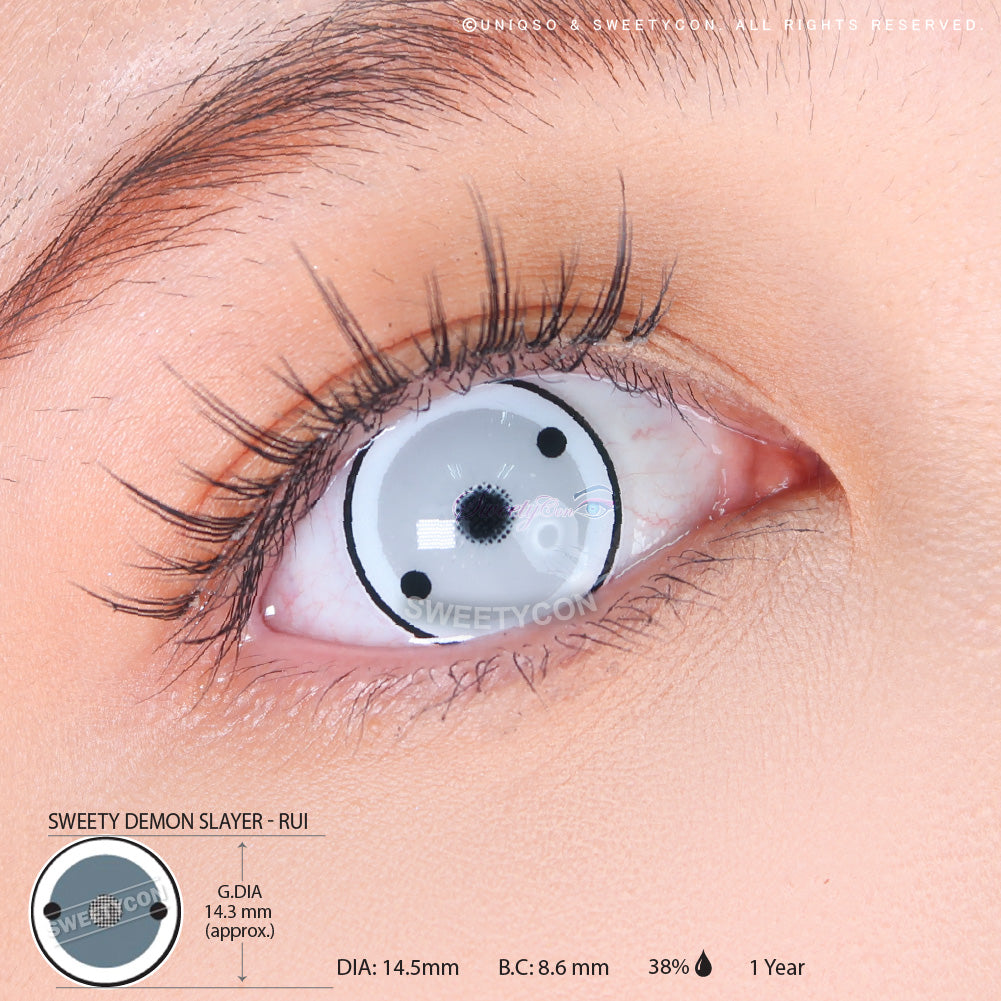 Sweety Demon Killer Spider Demon (1 lens/pack)-Colored Contacts-UNIQSO