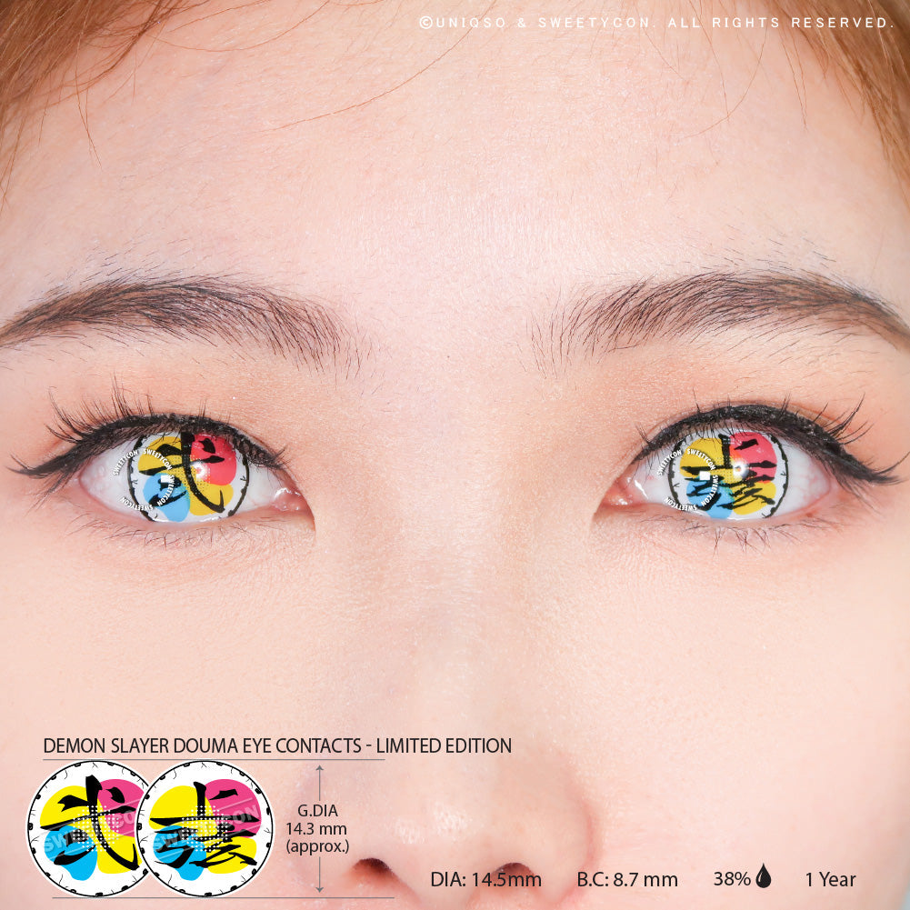Sweety Demon Killer Upper Moon 2 (2 lenses/pack)-Colored Contacts-UNIQSO Canada