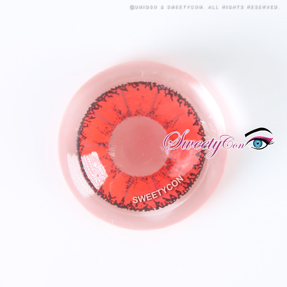 Sweety Devil Red (1 lens/pack)-Colored Contacts-UNIQSO Canada