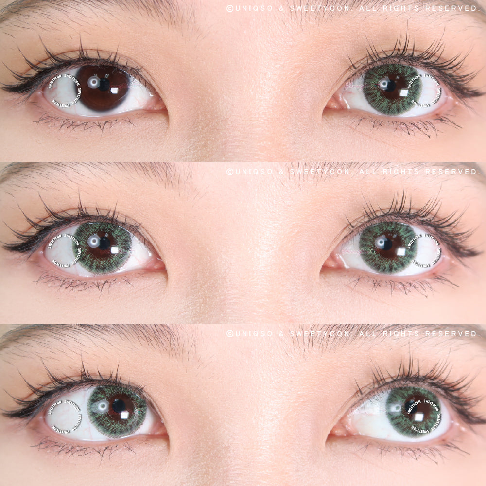 Sweety Emerald colored contacts