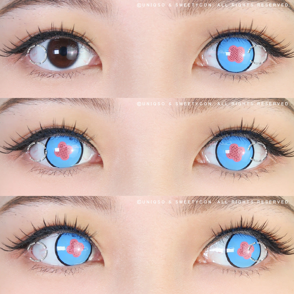 Sweety Fire Force Princess Hibana Blue Eye (1 lens/pack)-Colored Contacts-UNIQSO Canada