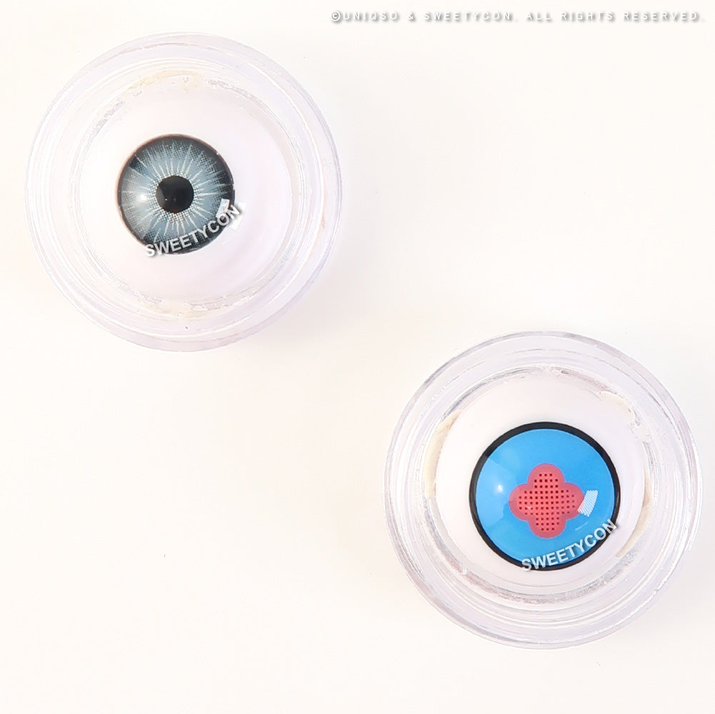 Sweety Fire Force Princess Hibana Blue Eye (1 lens/pack)-Colored Contacts-UNIQSO Canada