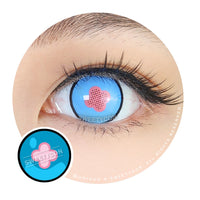 Sweety Fire Force Princess Hibana Blue Eye (1 lens/pack)-Colored Contacts-UNIQSO Canada