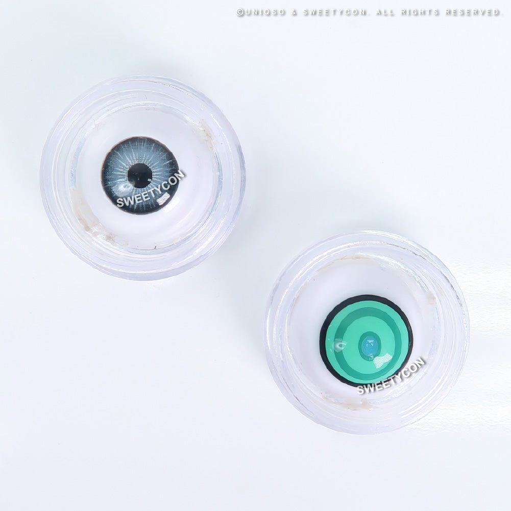 Sweety Crazy Green Ring (1 lens/pack)-Colored Contacts-UNIQSO Canada