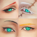 Sweety Crazy Green Ring (1 lens/pack)-Colored Contacts-UNIQSO Canada