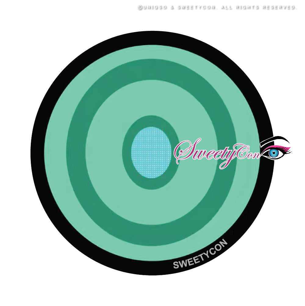 Sweety Crazy Green Ring (1 lens/pack)-Colored Contacts-UNIQSO Canada