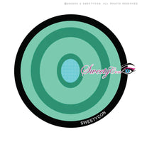 Sweety Crazy Green Ring (1 lens/pack)-Colored Contacts-UNIQSO Canada