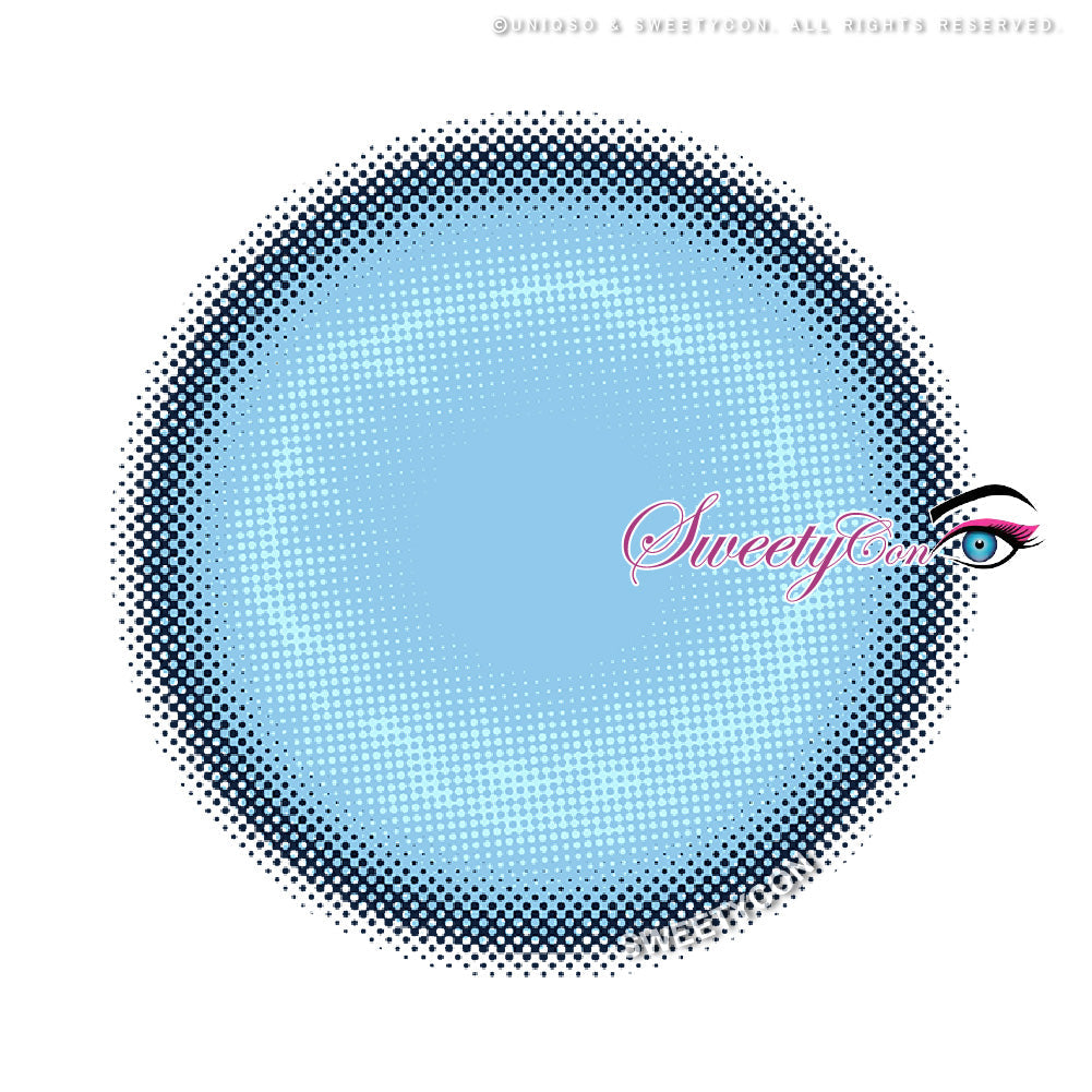 Sweety Glass Ball Blue (1 lens/pack)-Colored Contacts-UNIQSO Canada