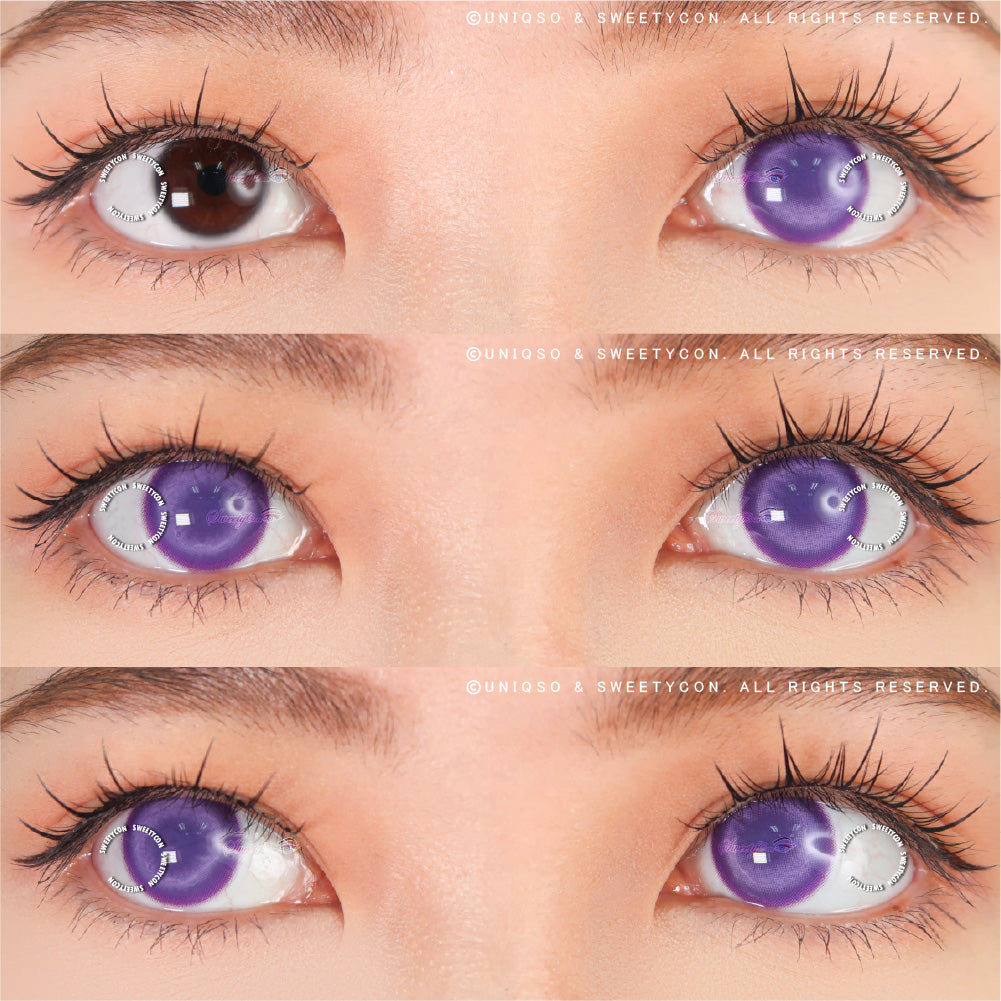 Sweety Glass Ball Violet (1 lens/pack)-Colored Contacts-UNIQSO Canada