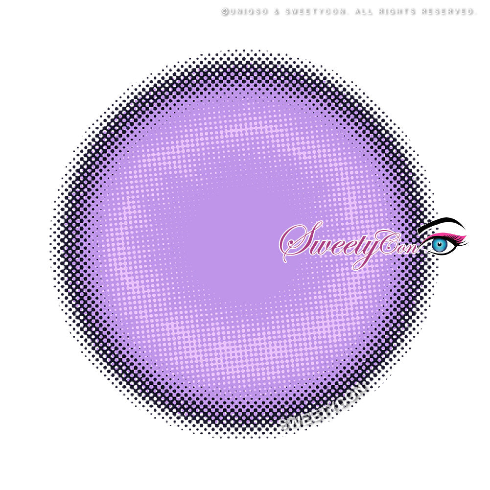 Sweety Glass Ball Violet (1 lens/pack)-Colored Contacts-UNIQSO Canada