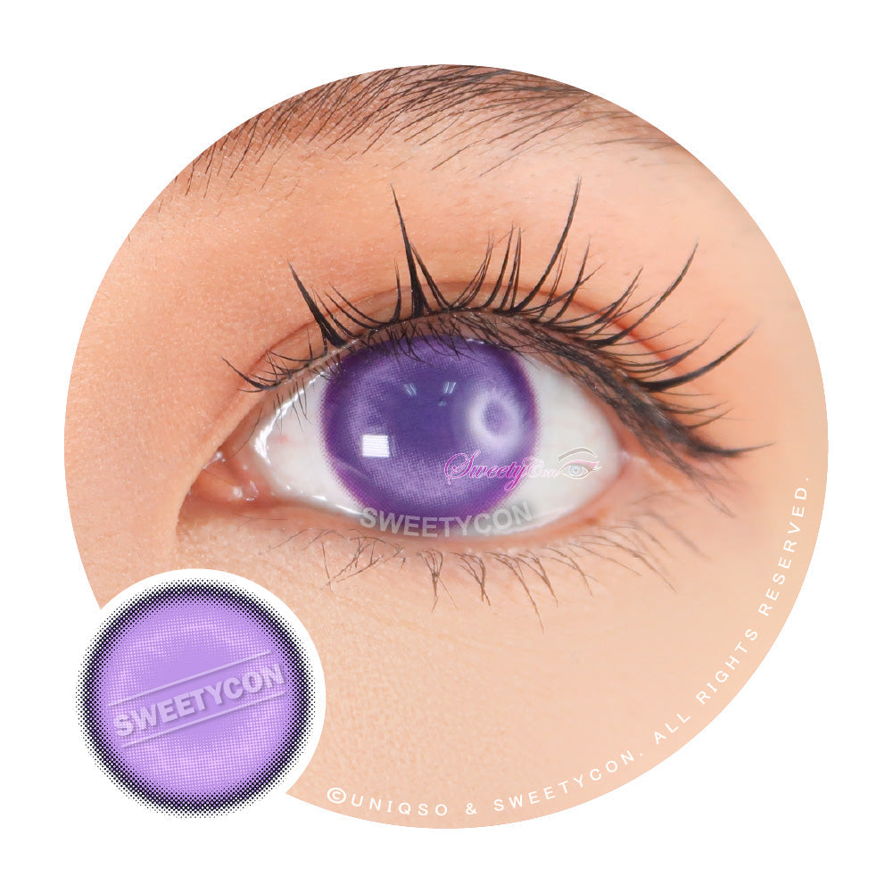 Sweety Glass Ball Violet (1 lens/pack)-Colored Contacts-UNIQSO Canada
