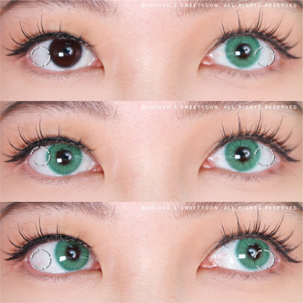 Sweety Hidrocor Emerald (1 lens/pack)-Colored Contacts-UNIQSO Canada