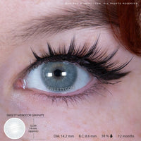 Sweety Hidrocor Graphite (1 lens/pack)-Colored Contacts-UNIQSO Canada