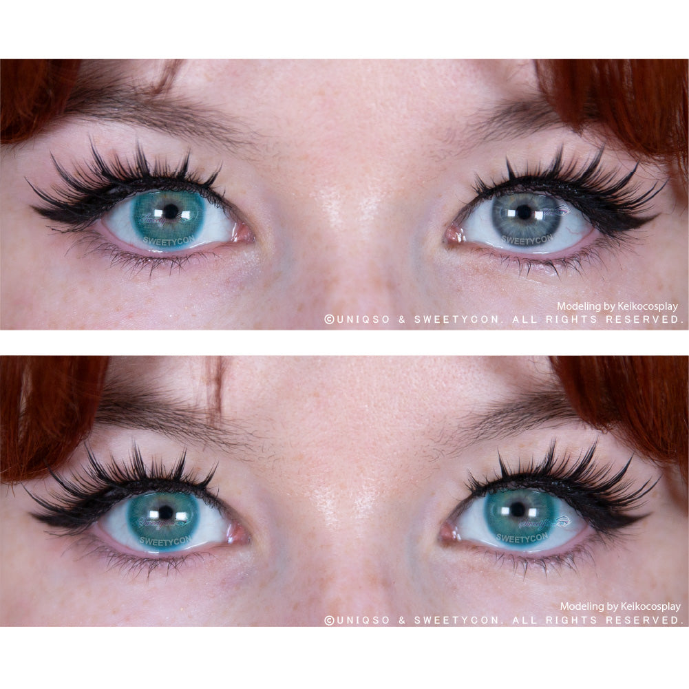 Sweety Hidrocor II Blue (1 lens/pack)-Colored Contacts-UNIQSO Canada