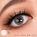 Sweety Hidrocor II Crystal (1 lens/pack)-Colored Contacts-UNIQSO Canada
