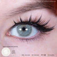 Sweety Hidrocor II Crystal (1 lens/pack)-Colored Contacts-UNIQSO Canada