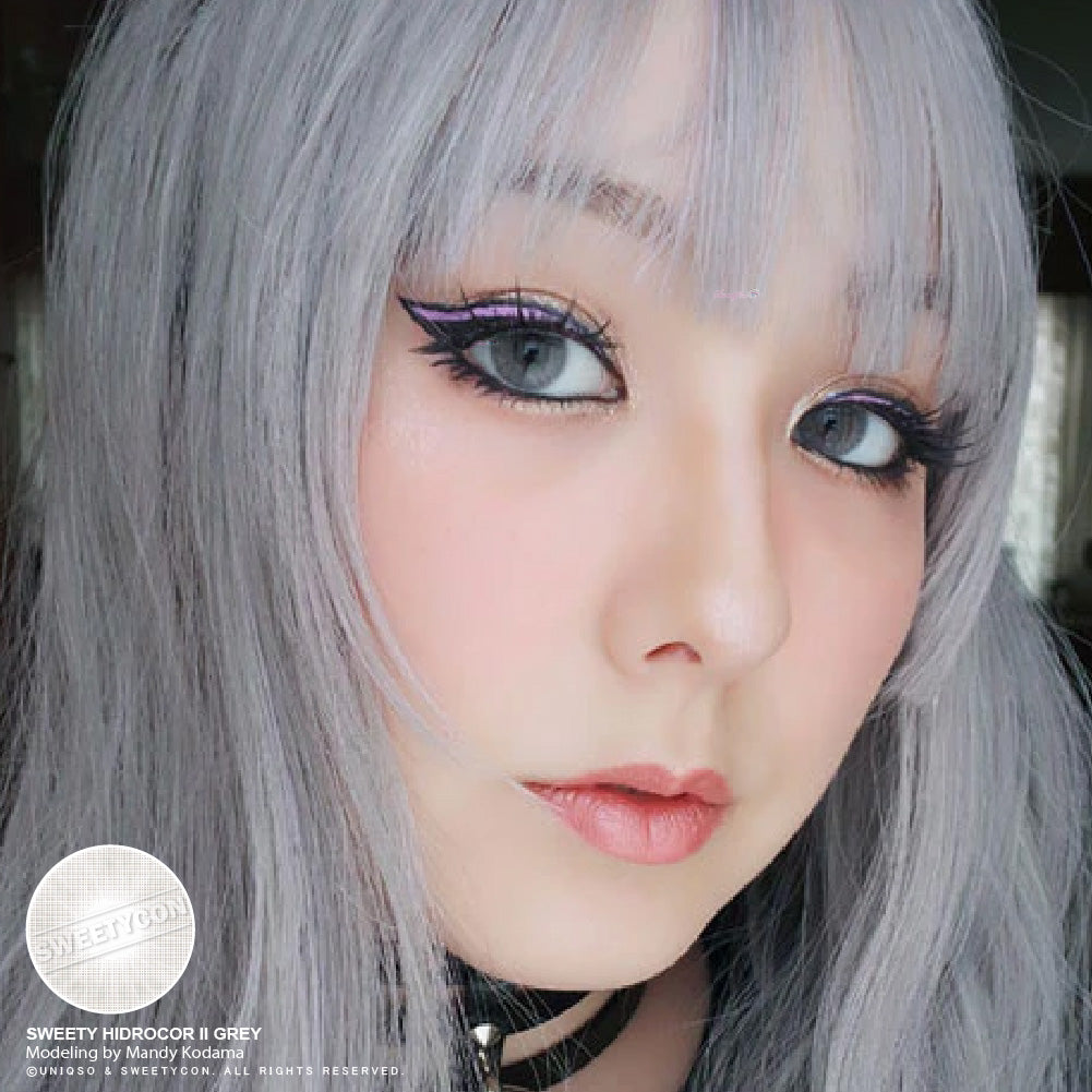 Sweety Hidrocor II Grey (1 lens/pack)-Colored Contacts-UNIQSO Canada