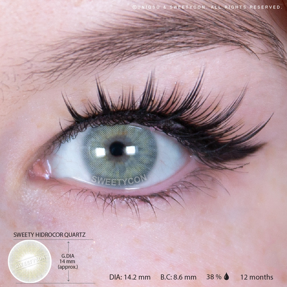 Sweety Hidrocor Quartz (1 lens/pack)-Colored Contacts-UNIQSO Canada