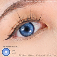 Sweety Koi Brilliant Blue (1 lens/pack)-Colored Contacts-UNIQSO