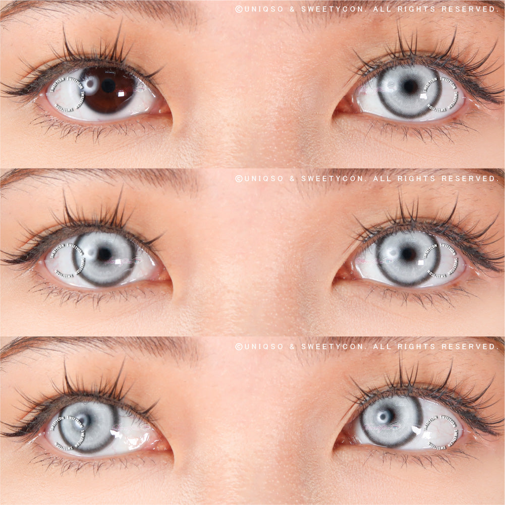 Sweety Koi Grey (1 lens/pack)-Colored Contacts-UNIQSO Canada