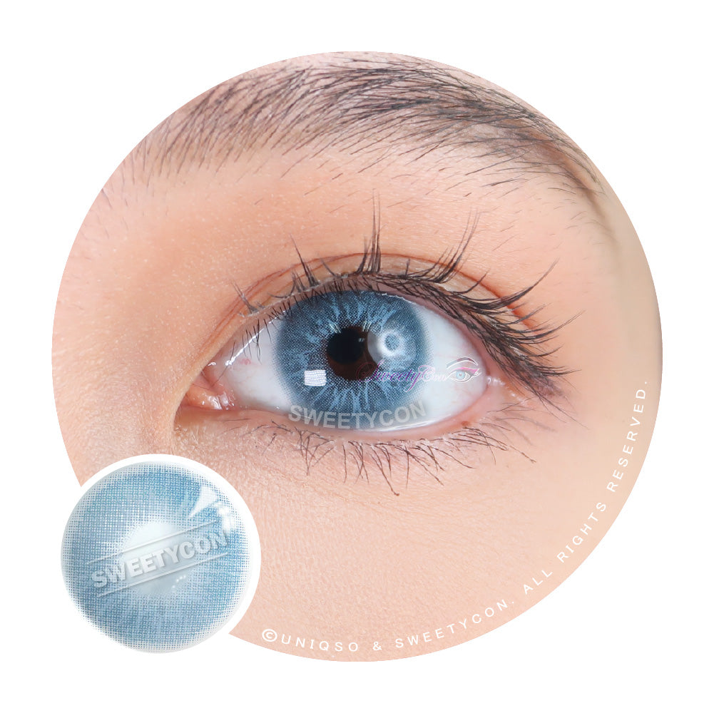 Sweety Love.S Dark Blue (1 lens/pack)-Colored Contacts-UNIQSO Canada